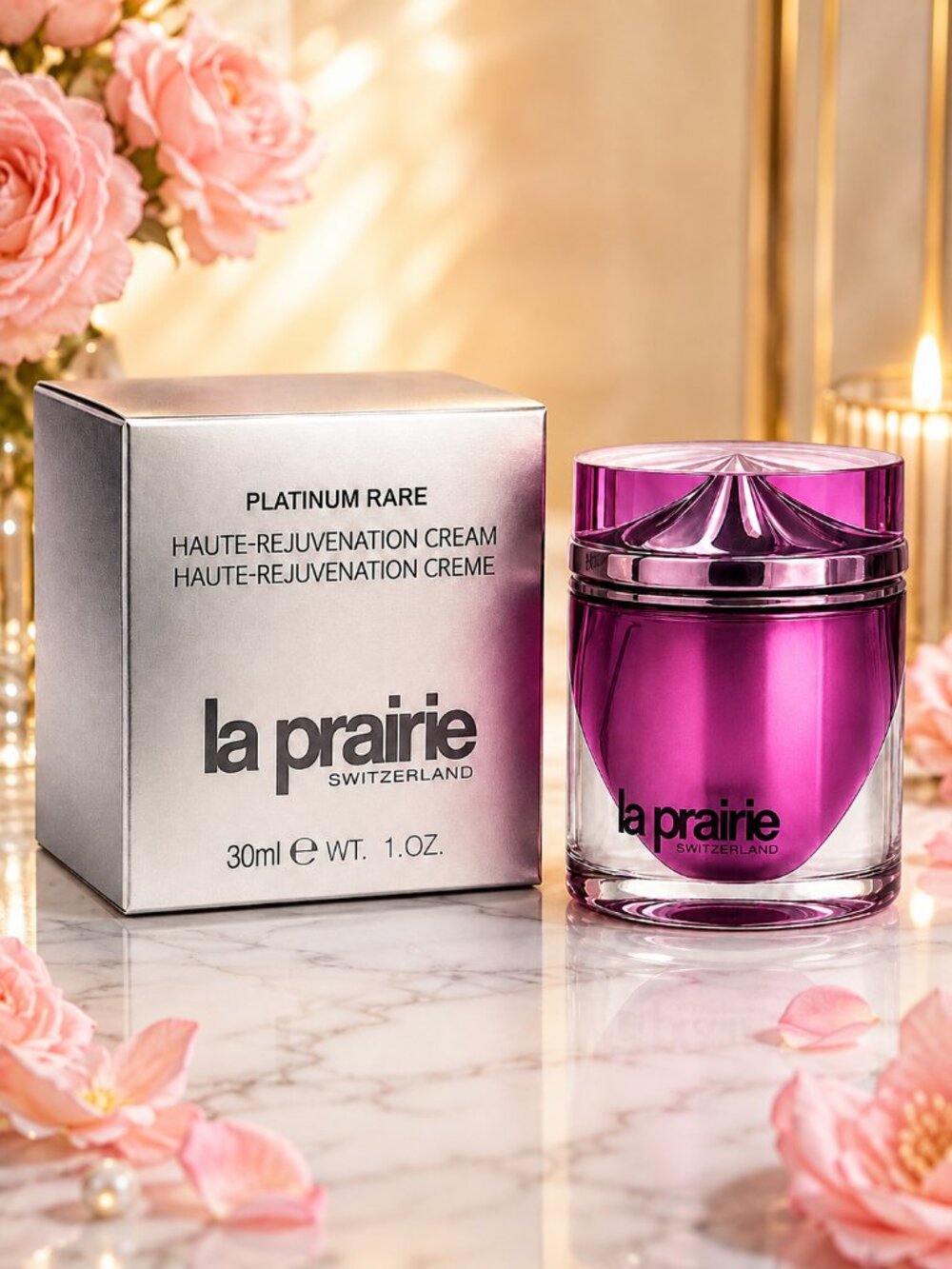 NEW La Prairie Platinum Rare Haute-Rejuvenation Cream 1 oz / 30 ml